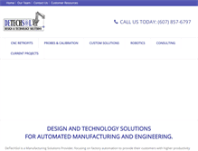 Tablet Screenshot of detechsol.com